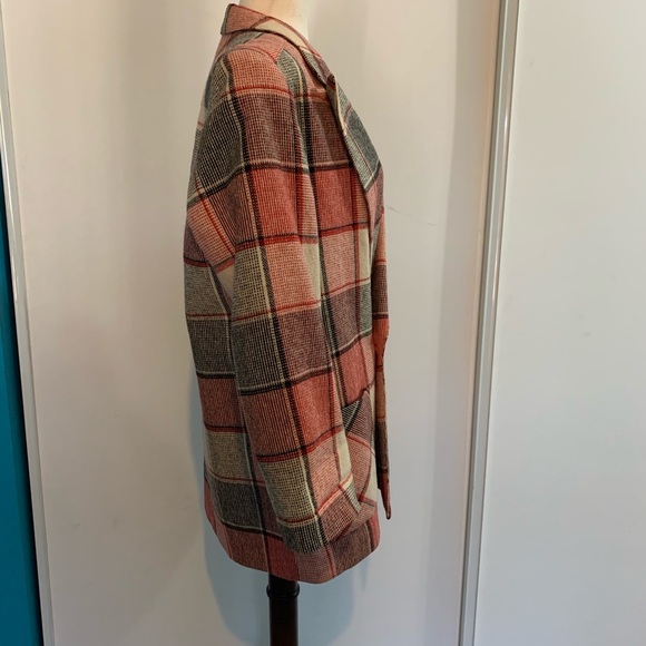 Vintage Via Veneto Oversized Checked Blazer - Picture 9 of 14